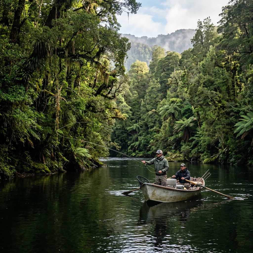 Pesca con mosca en la Región de Los Ríos